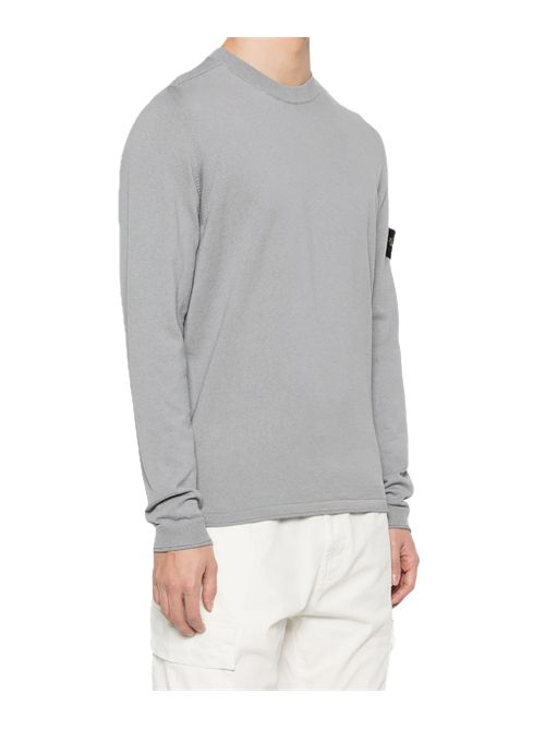 Maglione girocollo con piccoli risvolti Stone Island | K1S155100062S00B9V0024 DARK BLUE